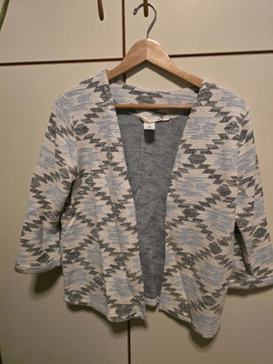 H&M cardigan spring like new, multicolor, size M