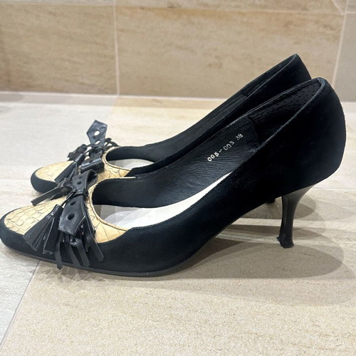 Prada pumps used, suede and leather, size 38