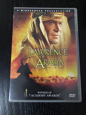 Lawrence of Arabia DVD used with Greek subtitles widescreen