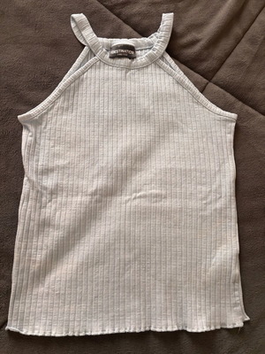 Destination sleeveless rib top size 11-12 years like new, blue