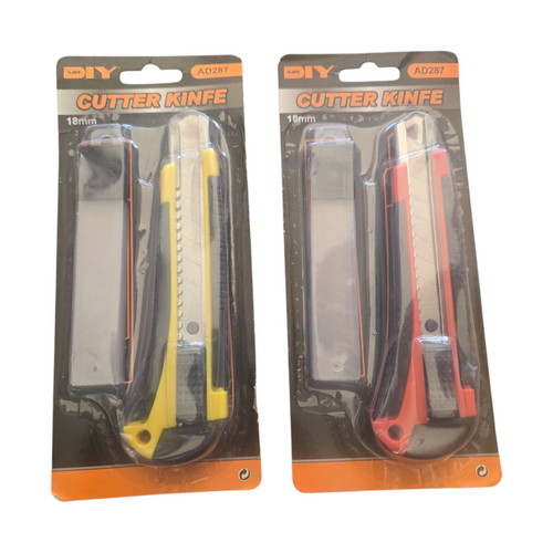 Cutter knife 18mm set of 2 new