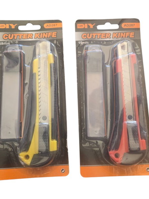 Cutter knife 18mm set of 2 new