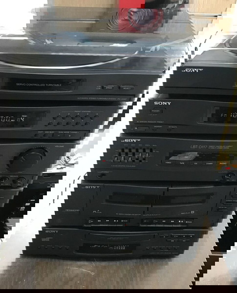 Στερεοφωνικό Sony LBT-D117 με Pickup και 2 Ηχεία
