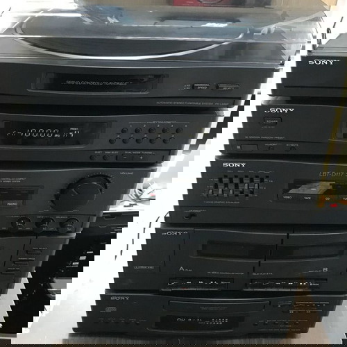 Στερεοφωνικό Sony LBT-D117 με Pickup και 2 Ηχεία
