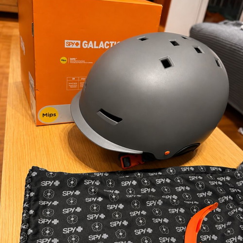 SPY Galactic MIPS ski helmet, matte gray, medium