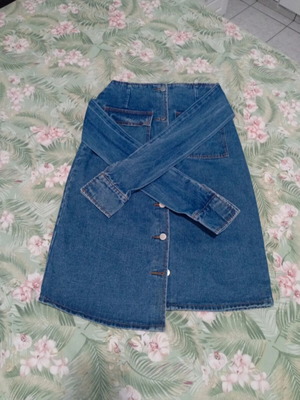 Mochy denim φούστα μέγεθος S μεταχειρισμένη, μπλε