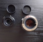 Soligor 135mm f/2.8 telephoto lens and 2X tele converter for Minolta used