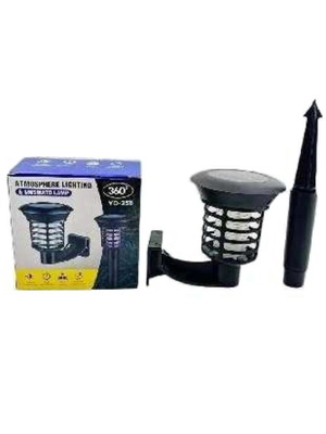 Solar LED garden lantern new with insect killer and 2 mounts