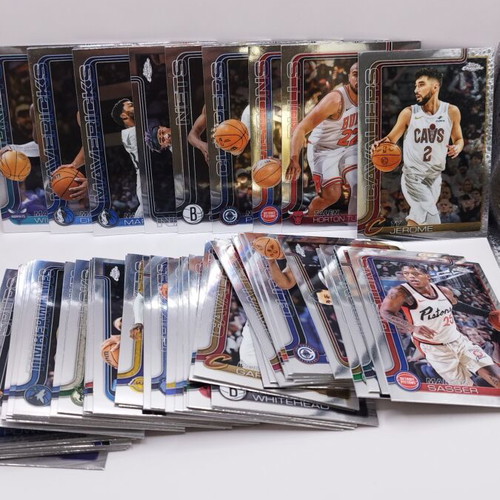 Topps Chrome Basketball 56 Veteran Cards Lot like new