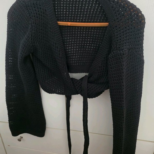 Beach pareo set like new, size S, black