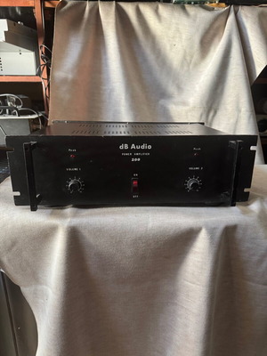 dB Audio 200 Vintage Professional Power Amplifier like new
