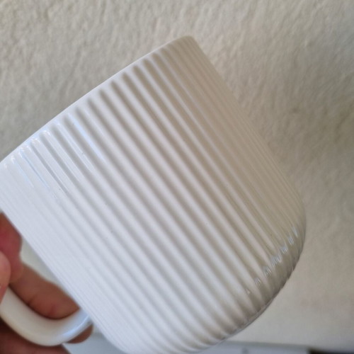 Vicko 330 ml porcelain mug, beige
