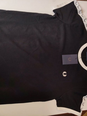 Fred Perry Taped Ringer T-Shirt brand new with tags, size M, black