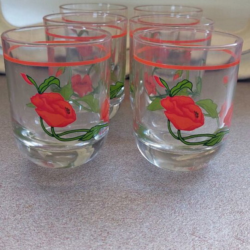 Wine glasses like new, set of 6 pieces