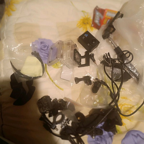 4K camera used with many accessories