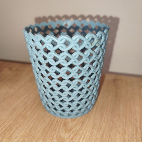 Plastic organizing case used, gray color