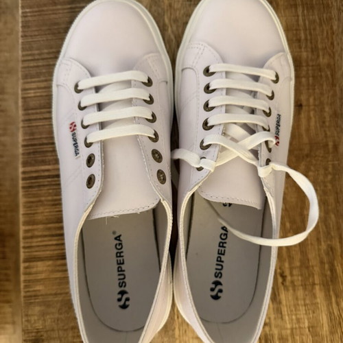 Superga sneakers white size 43 new