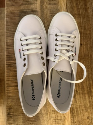 Superga sneakers white size 43 new