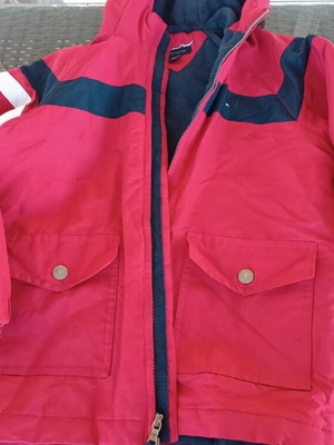 Tommy Hilfiger kids jacket used, red, age 6–7 years