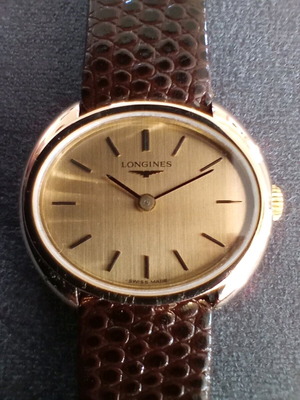 Longines women's vintage watch gold plated like new