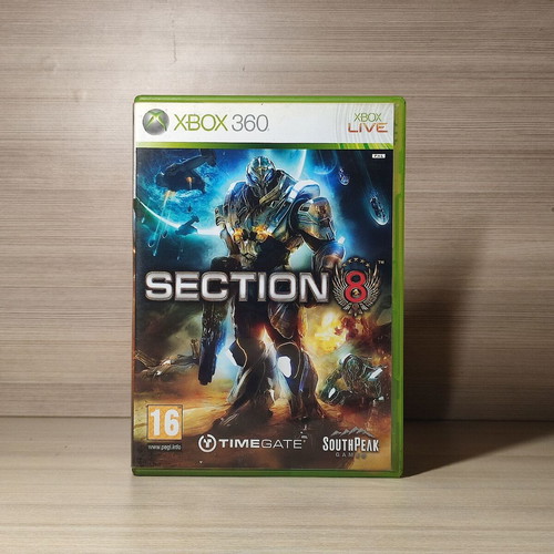 Section 8 Xbox 360 game like new, English version