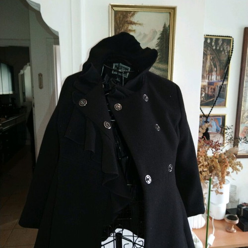 Tailored by ROTHSCHILD Girls' Coat like new, size 7-8 years, black