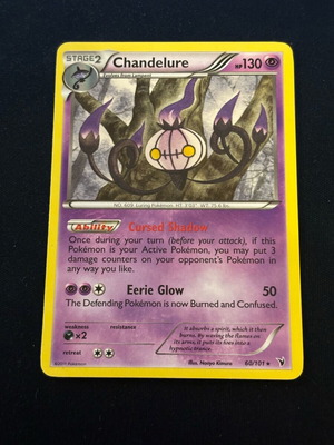 Chandelure Rare Noble Victories Set used