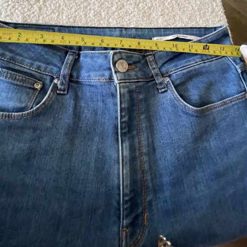 Zara high-waisted jeans, blue, size M / 38 / 10