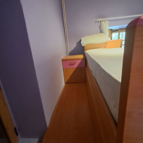 Giannousiadis bunk bed with desk, wooden kids furniture