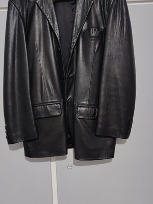 Barisal men's leather jacket like new, black, size 26