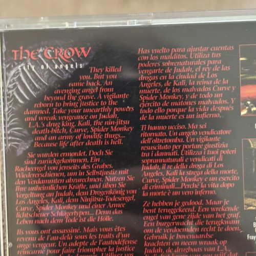 The Crow City of Angels PlayStation 1 game used, English full version