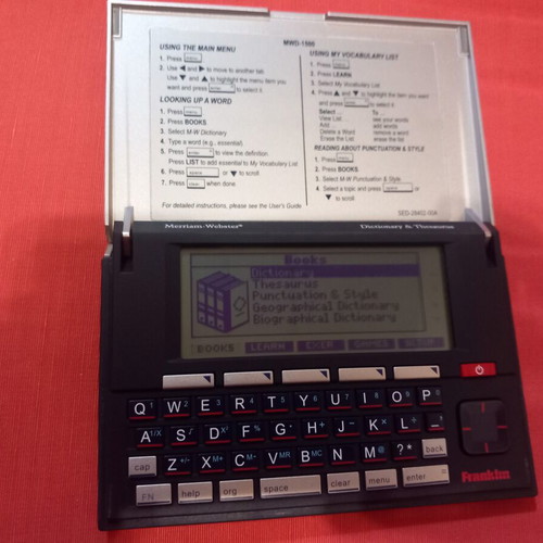 Franklin MWD-1500 Electronic Dictionary used, multilingual translator