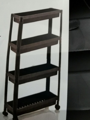 Bathroom shelf trolley new