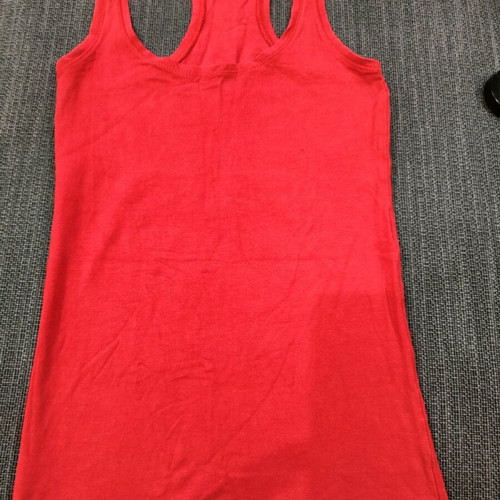 Bershka sleeveless top like new, red, size S