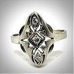  Δαχτυλιδι vintage με διαμάντια
