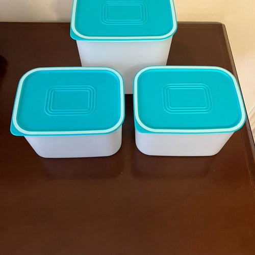 Tupperware Quadro Ultimo canisters 2.1L and 1.3L new