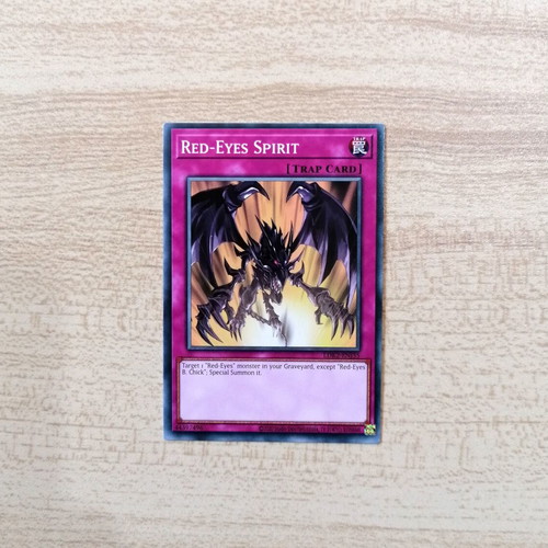 Yu-Gi-Oh! Red-Eyes Spirit Trap Card near mint