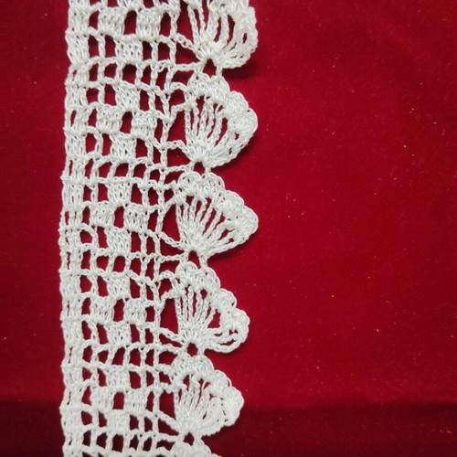 Crocheted lace handmade new 0.4x1.80