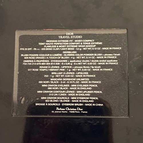 Christian Dior Travel Studio makeup palette like new