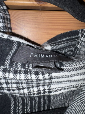 Blouse Primark size 34 like new black and white
