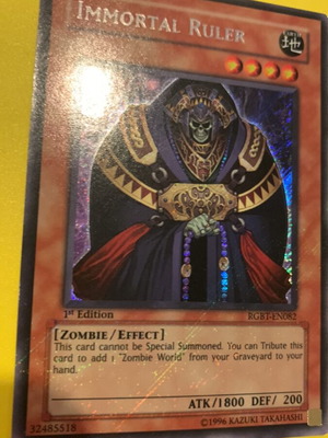 Immortal Ruler RGBT 1st edition like new