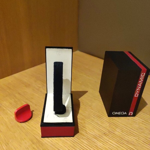 Omega Dynamic box and key for women, used, rare