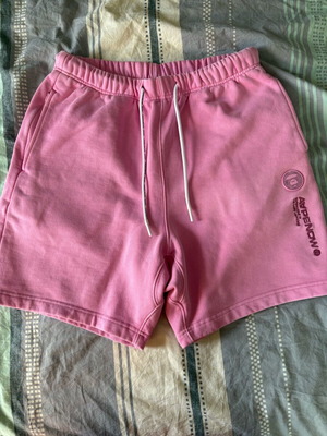 Bape shorts pink new size M