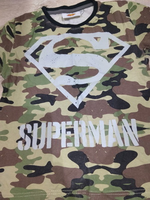 Superman short-sleeve t-shirt used, size 134 cm, age 9