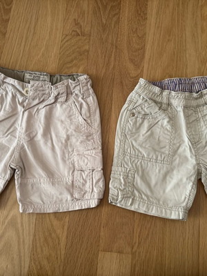 Zara Cargo Shorts pack of 2 for 12-18 months like new