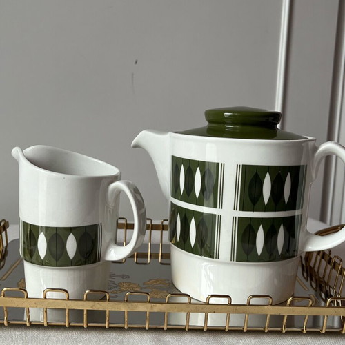 Vintage Johnson Brothers Sorrento tea and milk set used
