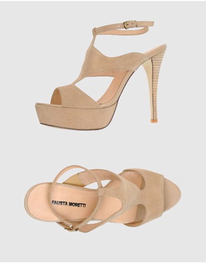Fausta Moretti Italy sandals like new, beige suede leather, size 37