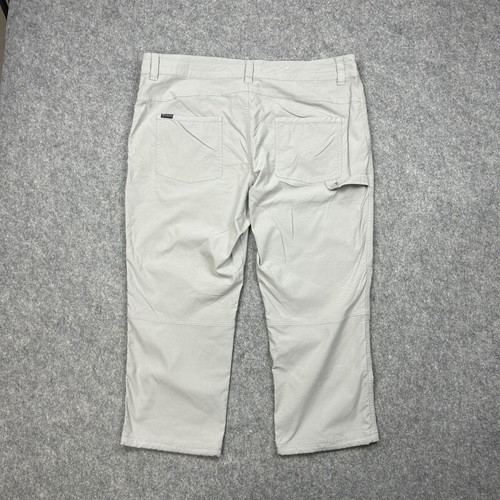 Columbia women's Capri pants XL used, grey beige, outdoor cropped