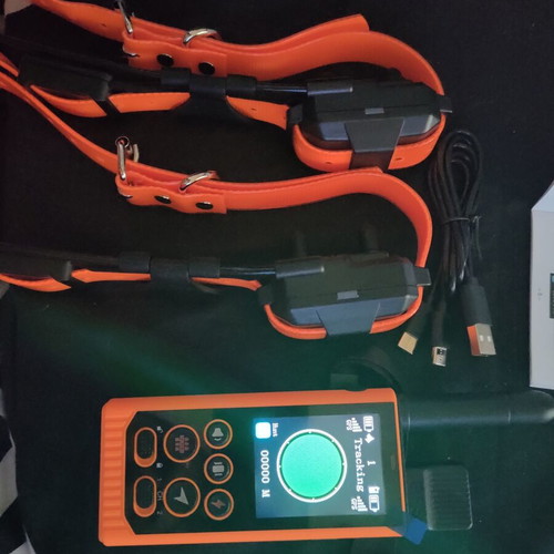 Dog GPS tracking system set for 2 with compass and 5 km range training