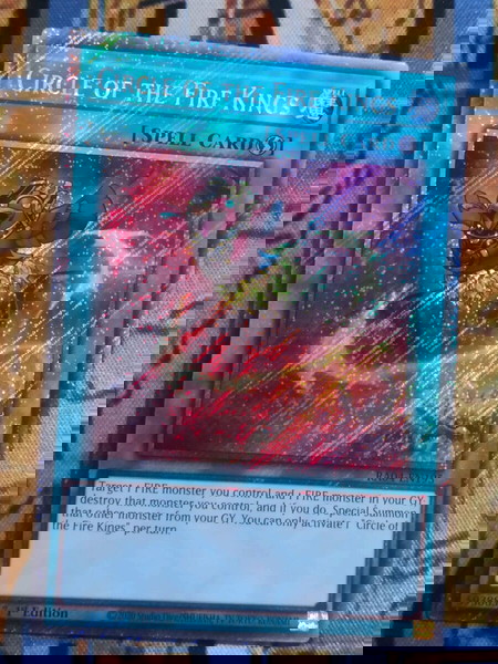 2) Circle Of The Fire Kings (Platinum Secret Rare, Yugioh)